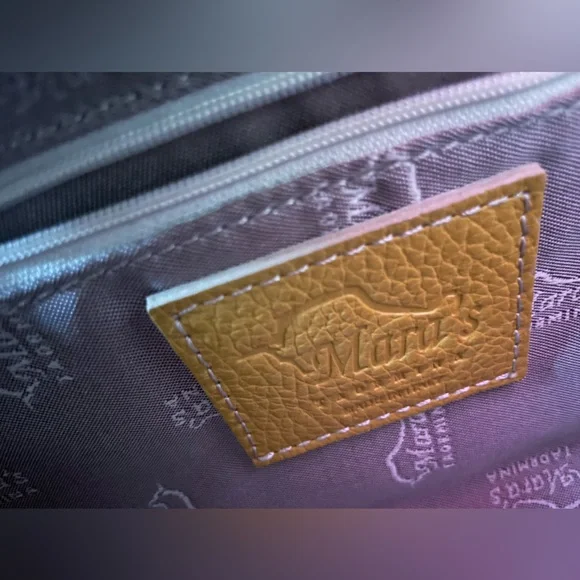 Mara’s Cross body bag in mustard /yellow leather - Picture 5 of 14